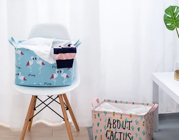 

Nordic Simple Cotton Line Travel Sock Panty Underwear Bra Storage Box Washable Multiple Toy Storage Basket Drawer Divider LF558