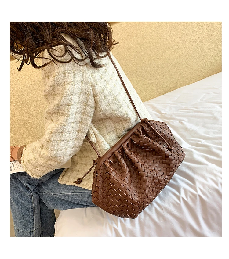 Fashion Clip Shell Women Day Cluth Bags Designer Cloud Female Shoulder Bag Luxury Pu Leather Crossbody Bag Lady Large Purse