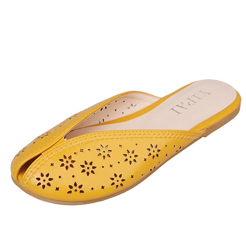 

South Korea Order Cool Closed-toe Flat Sandals Comfortable Soft Bottom Versatile Lazy Slipper Slippers WOMEN'S Shoes 2019 New St