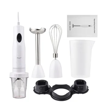 

4 In 1 Household Mixer Hand Blender Food Chopper Meat Vegetable Grinder Whisk Electric Juicer Fruit Mixer Smoothie Machine