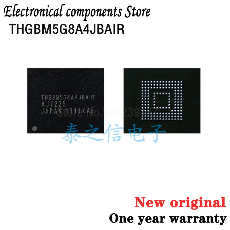 100% новый оригинальный один год гарантии THGBM5G8A4JBAIR EMMC хранение 32 Гб 153 мяч |