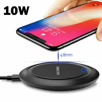 

Original Fast Qi Wireless Charger Pad For Samsung Galaxy S8 S9Plus Note9 S7 S10+