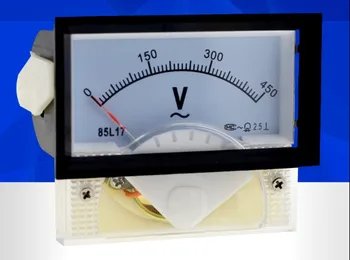 

85L17 Analog Panel Volt Voltage Meter Voltmeter Gauge AC 0-450V 70*40mm
