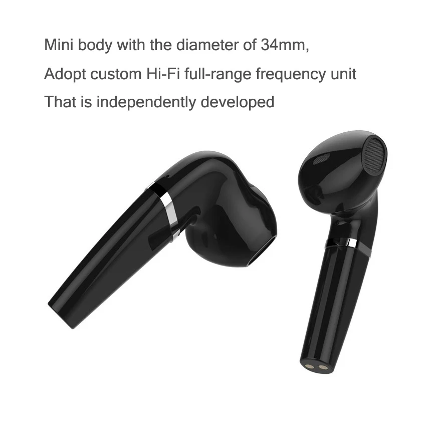 Bluetooth 5,0 наушники-вкладыши с сенсорным управлением, Hifi качество звука, чистый прочный TWS, беспроводные Bluetooth наушники, гарнитура