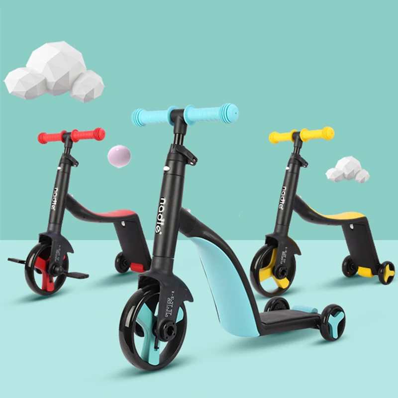 Новый детский трехколесный скутер для езды на велосипеде 1 2 3 5 лет велосипед