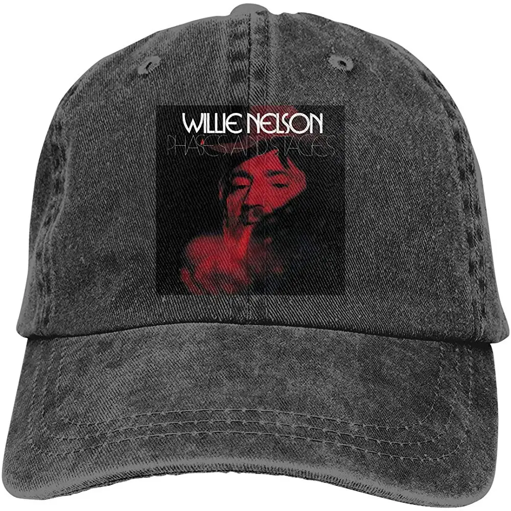 Вилли Нельсон фаз и сцены Повседневная шляпа от солнца, спортивная бейсболка, унисекс, Регулируемая шляпа