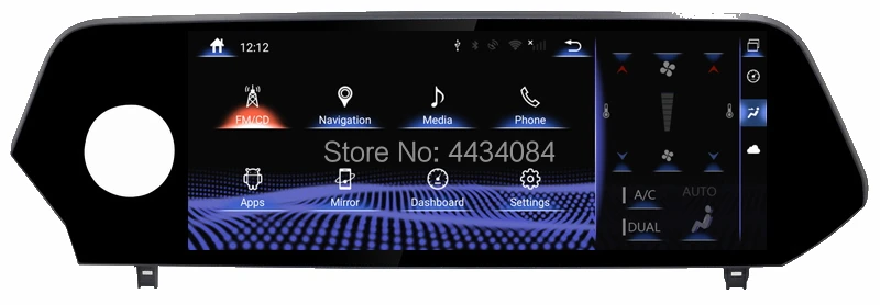 Ouchuangbo Автомобильный gps Радио Стерео рекордер для Lexus UX UX200 UX260h UX250 поддержка Blu-Ray 1920*720 8 ядер 4+ 64 android 9,0