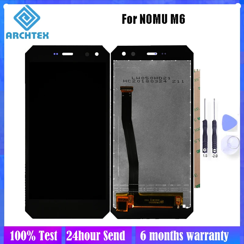 ЖК-дисплей 5 0 дюйма для NOMU M6 + сенсорный экран с рамкой дигитайзер в сборе Детали