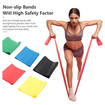 

High Strength Yoga Elastic Fitness Bands Exercise Resistance Bands Rubber Yoga Exercicio Bands For Fitness Gym Training Workout