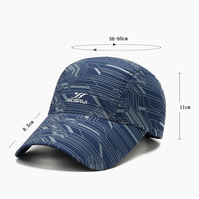 Summer Quick Drying Breathable Ultra-Thin Baseball Cap Outdoor Sports Fishing Travel Cycling Climbing Sun Hat A157 sports caps baseball hat fishing hat