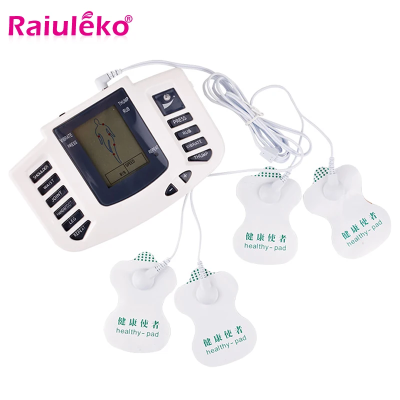 Decine Di Agopuntura Sme Massaggiatore Elettro Stimolazione Muscolare Stimolatore Electrostimulator Fisioterapia Macchina Di Fisioterapia 16 Pastiglie