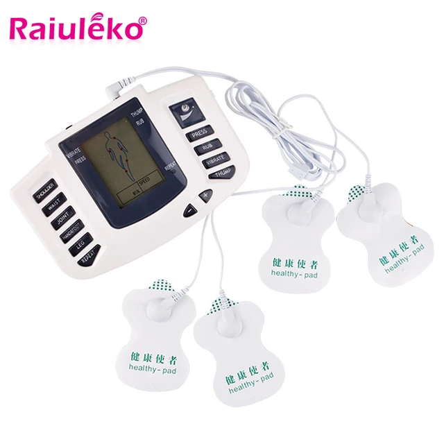 Máquina Eléctrica de acupuntura EMS, masajeador de terapia Digital, estimulador  muscular, electroestimulador, masaje corporal, 8 modos - AliExpress