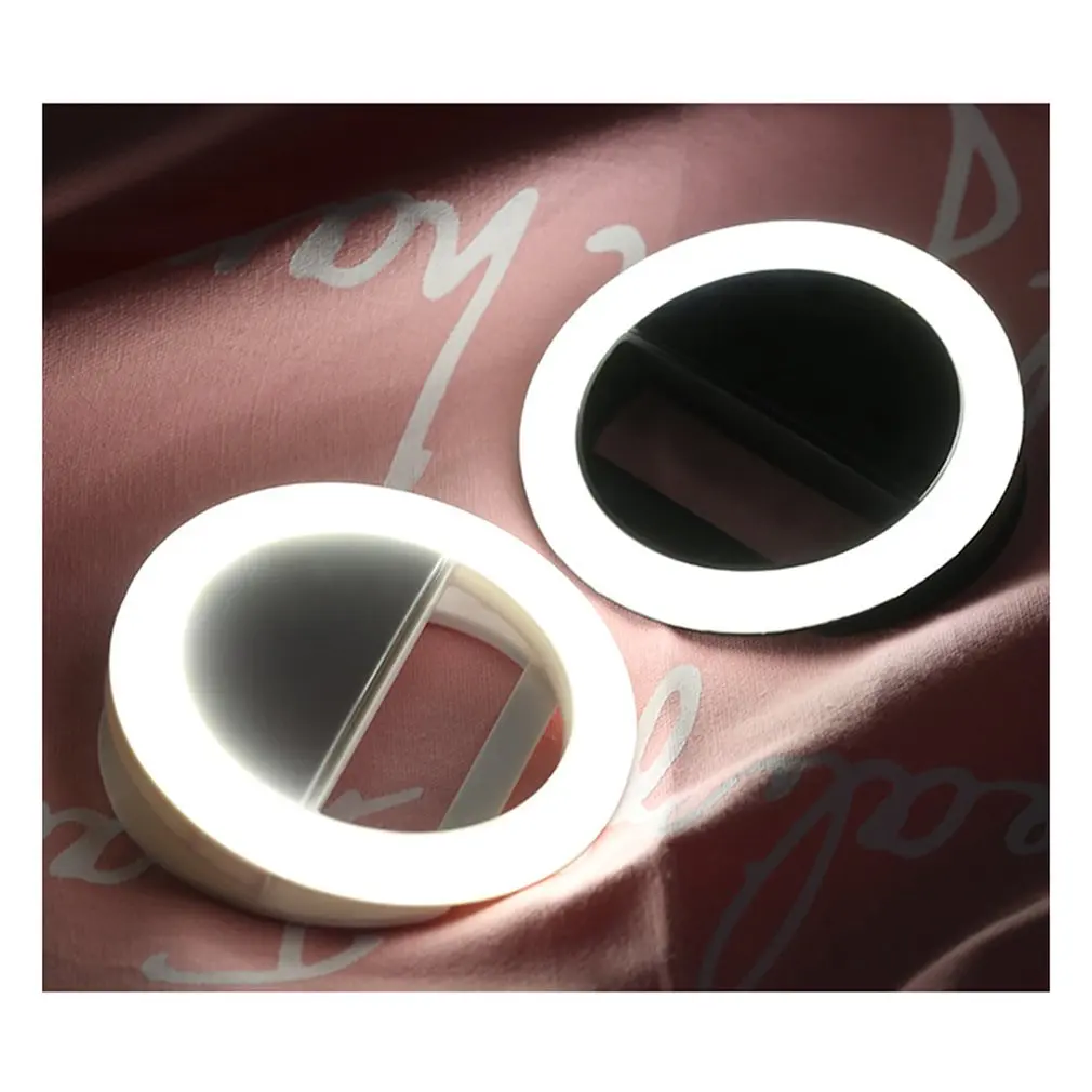 Universal Selfie LED Ring Flash Light Portable Mobile Phone 36 LEDS Selfie Lamp Luminous Ring Clip For iPhone 8 7 6 Plus Samsung