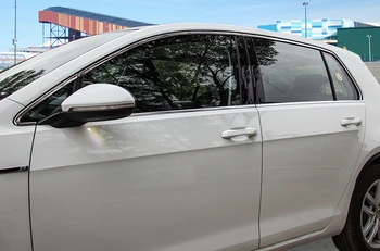 

For VW Golf 7 2014-2017 Automobile Window Edge Moulding Strips NOT INCLUDE Center Pillar Exterior Decoration Parts of Automobile