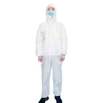 

Dust Static Electricity Protection Beekeeping Jumpsuit Hood Painting Chemical Body Suits Rop Oil Resistant Safety Clothing Set//