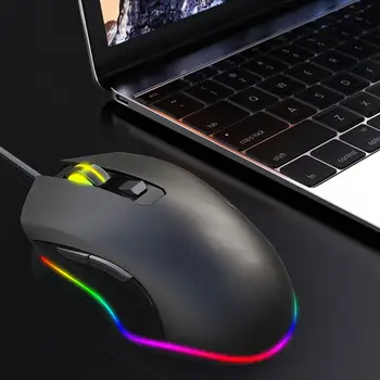

Wired Gaming Mouse Programmable Professional Gamer Computer Mouse LED Light
