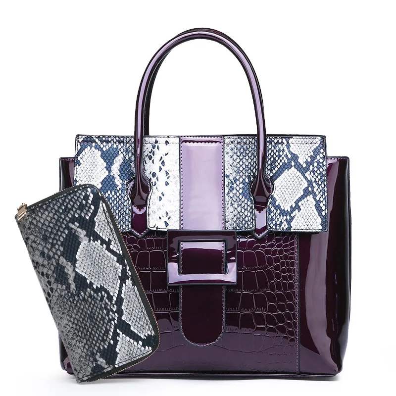 

Cross Border 2019 Spring Snakeskin Women's suo kou bao Versitile Fashion Casual Crossbody Bag with Wallet a Generation of Fat
