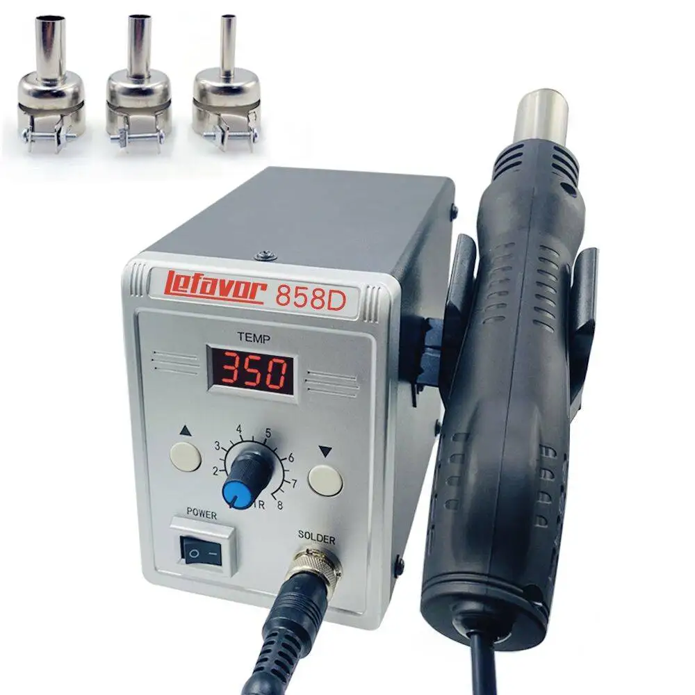 Repair-Tool Heat-Gun Soldering-Station Bga Rework 858D SMD Digital Welding LED SMT 220V