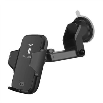 

Promotion--Wireless Car Charger Infrared Sensor Mobile Phone Holder 360 Degree Rotation Usb Car Charging Bracket For Iphone Andr