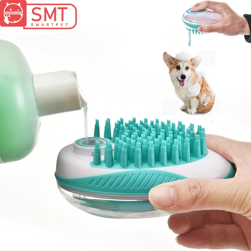 Smartpet собака ванны щетка для домашних животных шампунь спа процедур Массажная