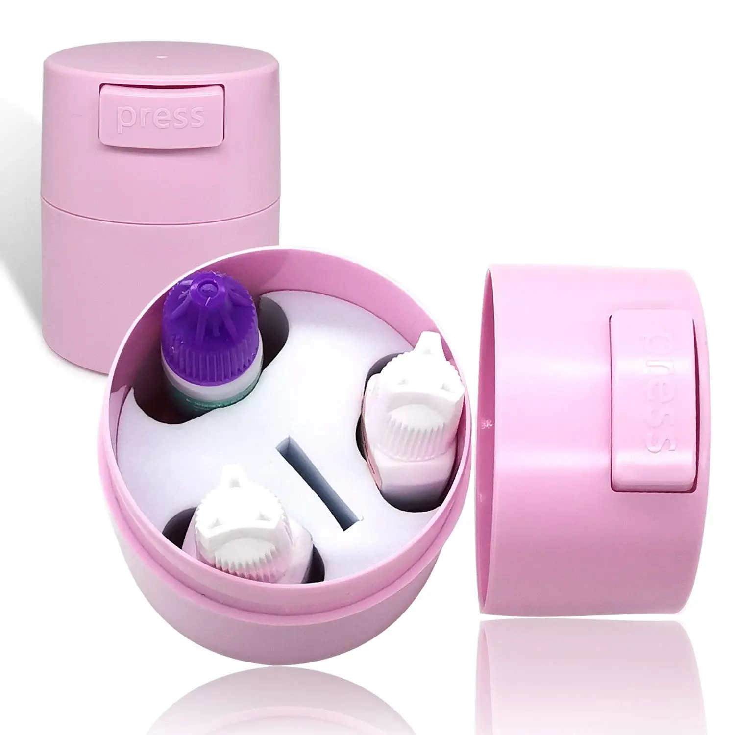 

Подставка для хранения клея для ресниц, матовая герметичная банка для хранения с активированным углем, контейнер, герметичная коробка, инструмент для макияжа