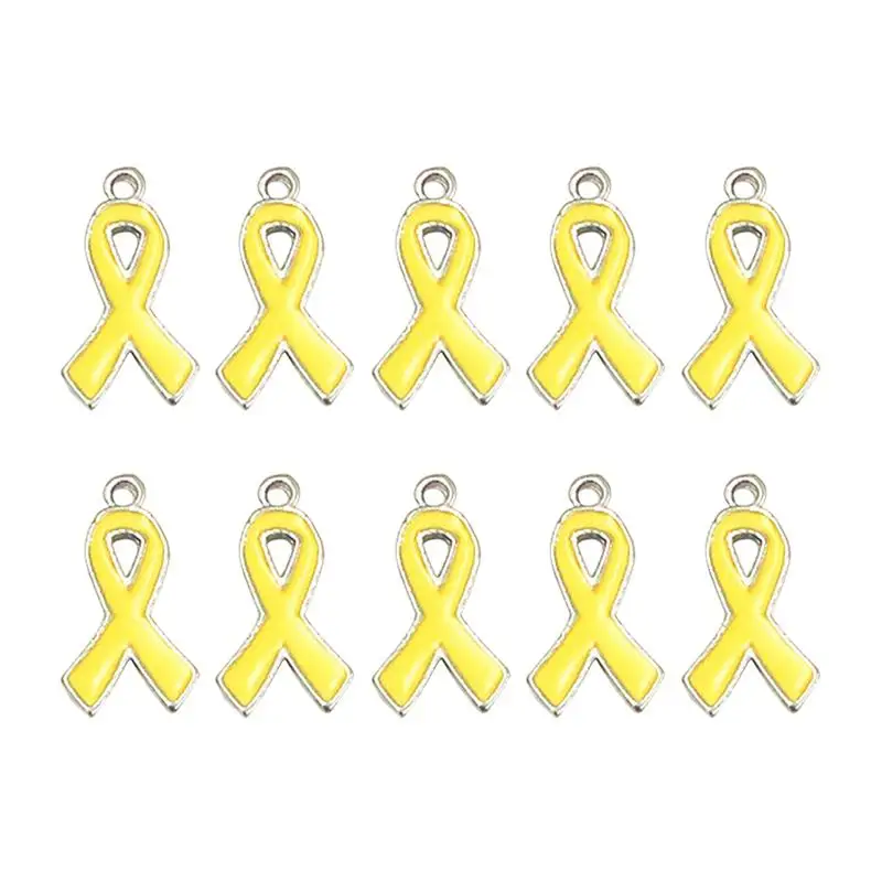 Yellow /20/50 шт Подвески лента Форма долговечная сплавная элегантные ювелирные изделия аксессуары Кулоны из нержавеющей стали для Для женщин; эластичная женская обувь - Цвет: Yellow