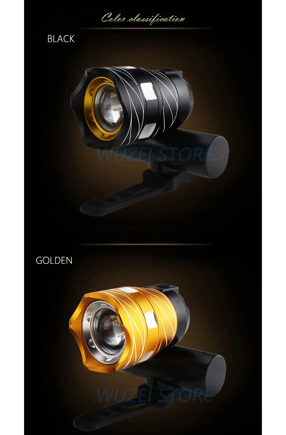 Excellent Bicycle light USB T6 Rechargeable Adjustable cycling Light 3000mA Battery Front Bike Headlight Lamp LED 0