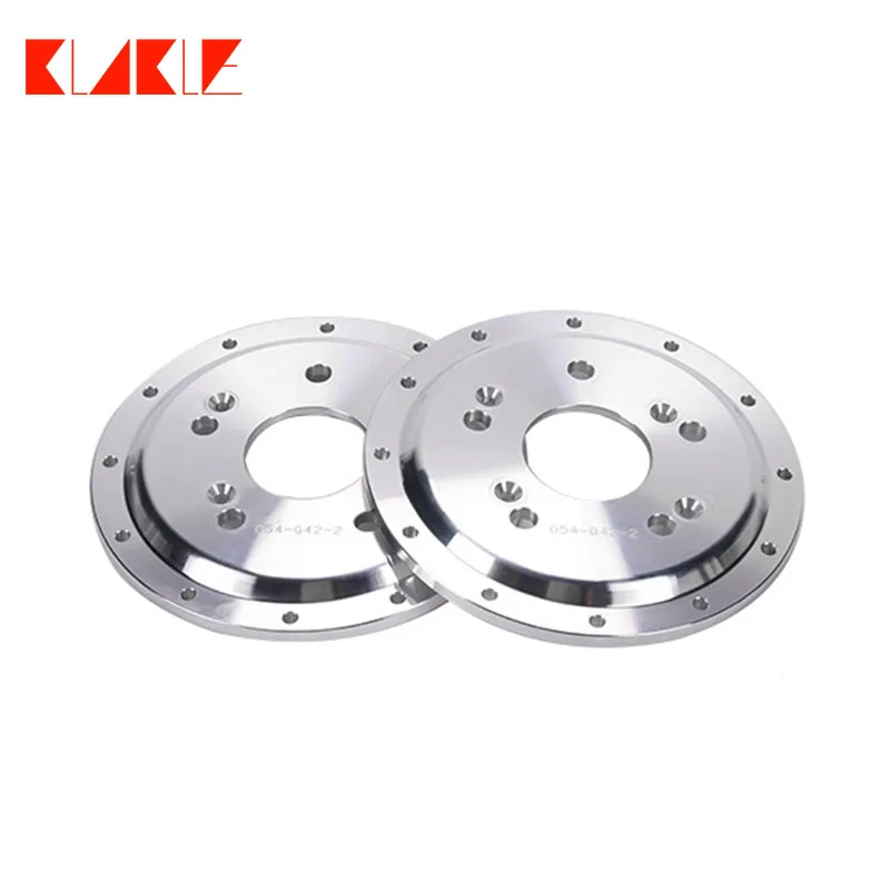 KLAKLE Rear Drilled Pattern Brake Disc Rotor 355*12MM For VW Golf GTI 2013 Original Caliper Car Brake System Rear Wheel