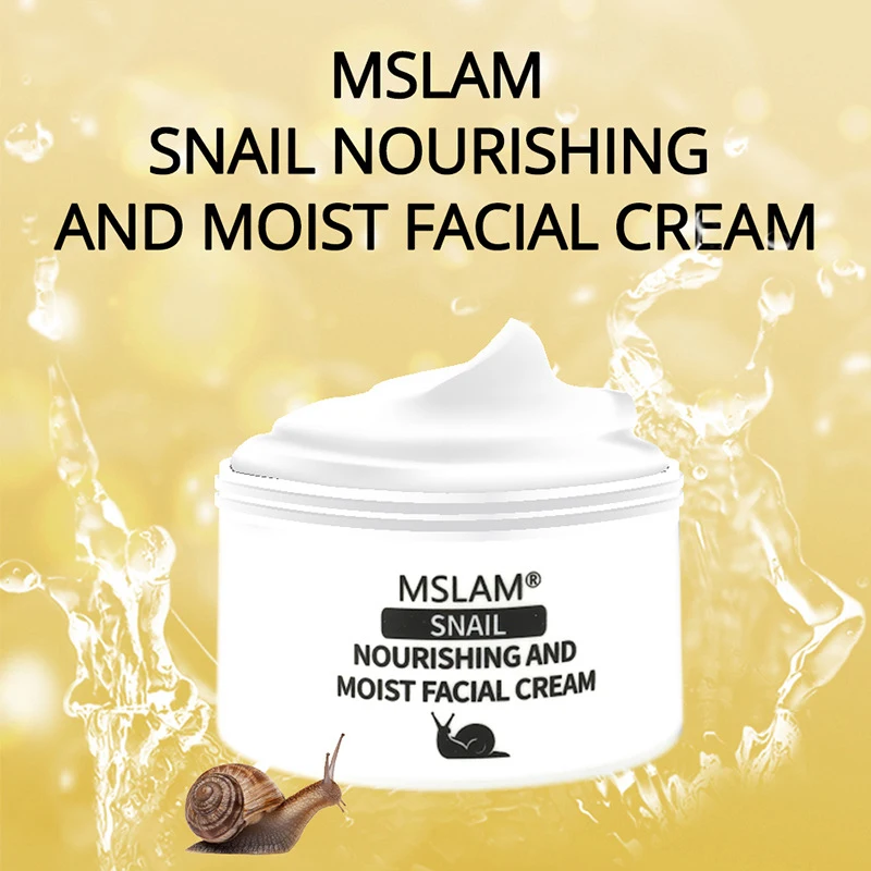 

MSLAM Snail Facial Cream Skin Care Firming Moisturizing Nourishing Repair Pore Whitening Repir Snail Essence Face Care TSLM2