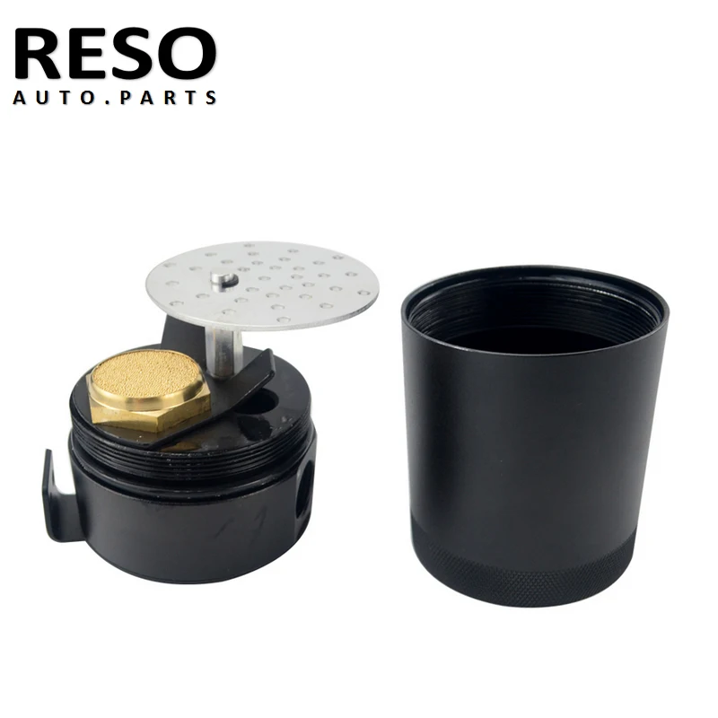 RESO-Универсальный алюминиевый маслоуловитель БАК воздушный гоночный масляный сепаратор 2/3 порт со съемным клапаном