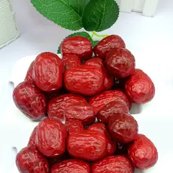 Искусственный Красный финик пластик Jujube 3,5 см Синьцзян джубэ сушеные фрукты Модель фотография раннее образование реквизит