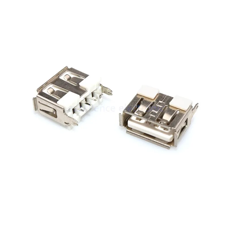 50 шт. Новый USB 2 0 гнездовой разъем типа A 4 Pin PCB 180 градусов DIY|4 pin pcb connector|4 connector pcb4 female |