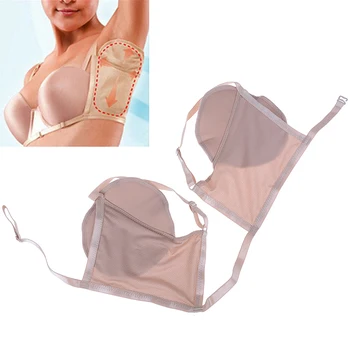 

1Pair Women Armpit Sweat Pads Underarm Sweat Pads Gaskets Summer Reusable Deodorant Anti Perspiring Anti Transpirant Skin Color