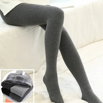 

Newest women's pantyhose autumn winter thickened stratified leggings for woman pure color warm thick pantyhose