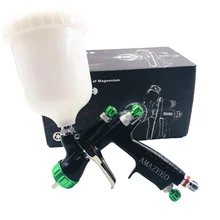 Alta qualidade gravidade pistola 1.3mm bico 600cc alta atomização hvlp profissional pintura do carro pistola de ar waterborne