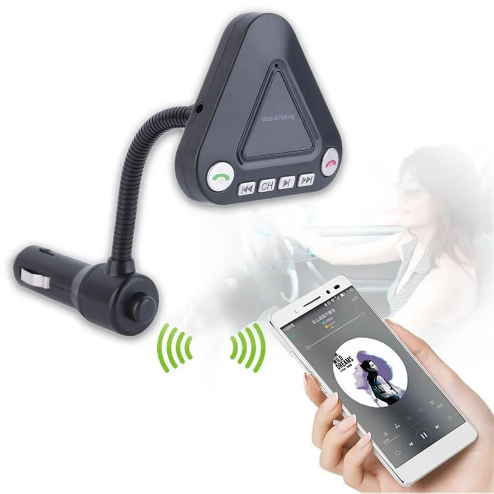 Автомобильный беспроводной fm-передатчик MP3-плеер USB ЖК-пульт дистанционного громкой связи