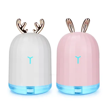 

220ML USB Humidifier Air Purifier Atomizer essential oil diffuser for Home difusor de aroma mist maker fogger with LED Night
