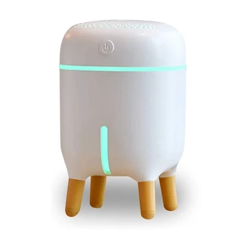 

Mini USB Spray Humidifier for Desktop Bedroom, Home Office, 7-Color LED Light, 240ML