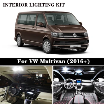 

17pcs LED bulb Interior reading dome map Lights Kit for VW Accessories for Multivan MK6 T6 (2016+)