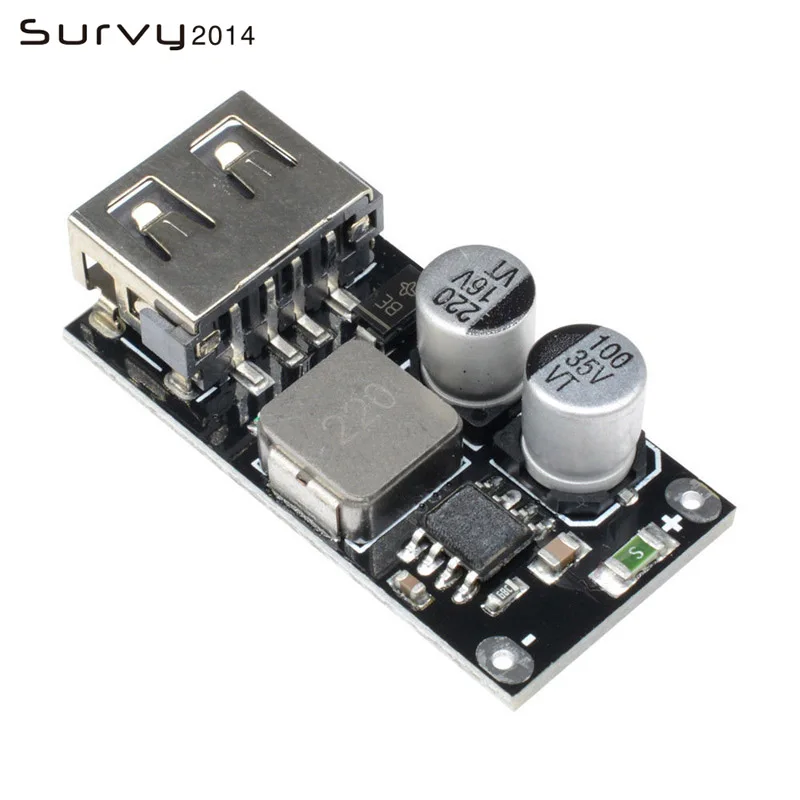 USB QC3.0 QC2.0 DC-DC Buck Converter Charging Step Down Module 6-32V 9V 12V 24V to Fast Quick Charger Circuit Board 3V 5V | Электронные