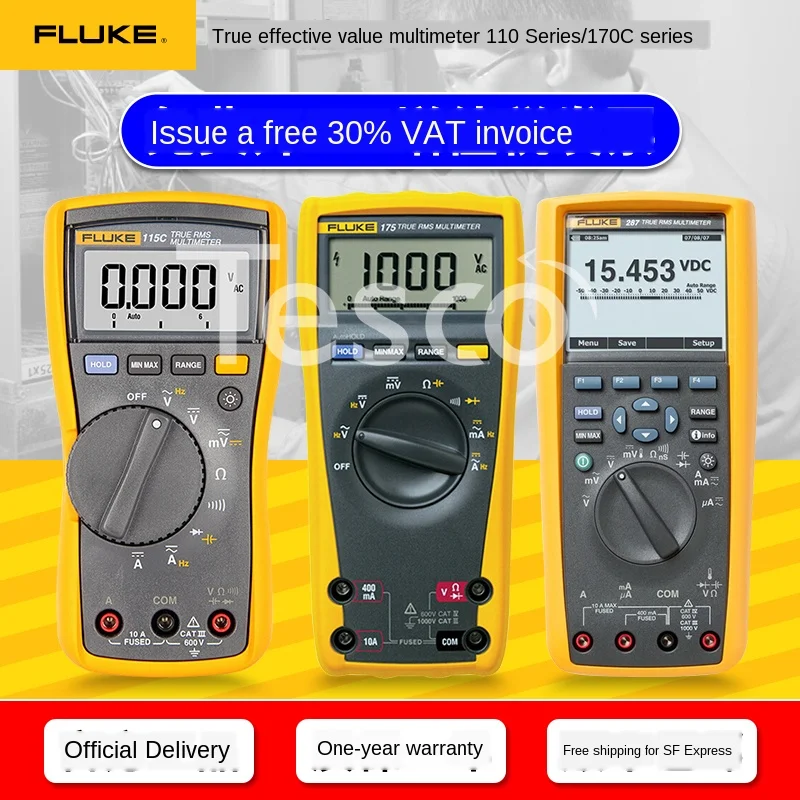 

F115C/F117C/F175 Digital F177C/F179C/F287C/F289C Multimeter
