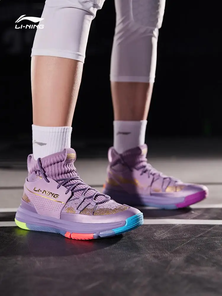 Li Ning 937 мужские баскетбольные кроссовки с чешуей дракона дышащие амортизирующие винтажные кроссовки ABPP035 SAMJ19 - Цвет: ABPP035-5