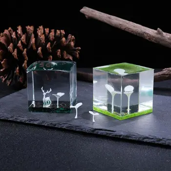 

5Pcs Silicone Mini Sprout Modeling Resin Mold Young Shoots Landspace Fillings Resin Jewelry Casting Fillers Art Crafts