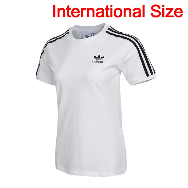 Adidas-Camiseta de 3 para mujer, ropa deportiva de manga corta, Original, - AliExpress