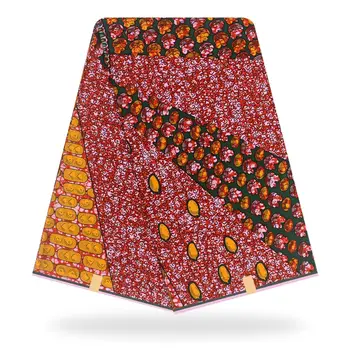 

Veritable cotton wax guaranteed real wax 6yards/pcs 2019 high quality African wax prints fabric Ankara for dress H191029