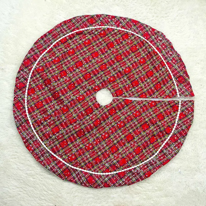 40Inch Xmas Tree Skirt Holiday Tree Ornaments Christmas Tree Skirt Ornaments