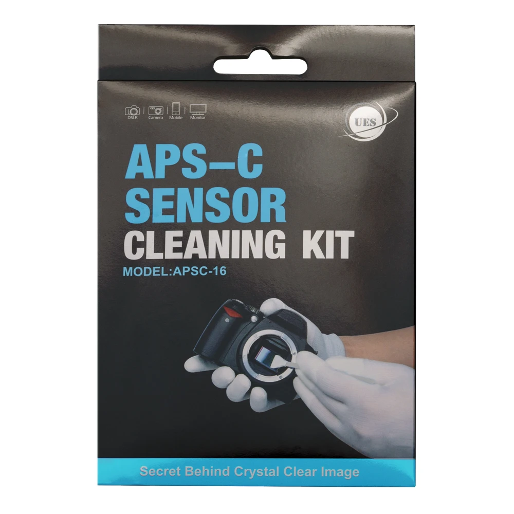 

UES Camera Sensor Clean Kit Dustfree Sensor Swab × 14 PCS with Cleaning Solution for APS-C Digital SLR CCD CMOS