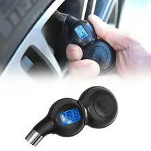 Автомобильный монитор давления в шинах, высокоточный цифровой дисплей, барометр, электронный цифровой датчик давления в шинах