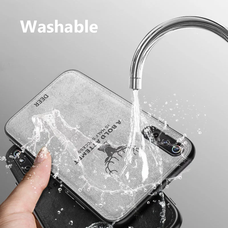 Muchi-Classic-Fabric-Case-For-Xiaomi-Mi-9-Soft-Silicone-Frame-Back-Cover-For-Xiaomi-Mi9