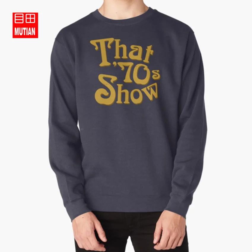 navy-sweatshirt Что 70-х показать толстовки с капюшоном и свитшоты, которые 70s ТВ шоу ashton kutcher kelso Гайд феску Эрик Форман мастер donna; кожаные туфли-лодочки - Цвет: navy-sweatshirt